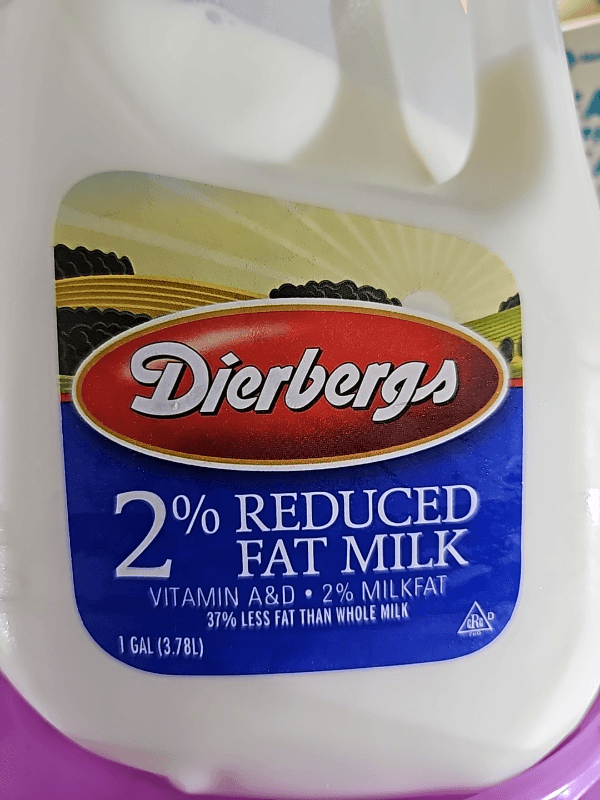 Dierbergs 2% Reduced Fat Milk