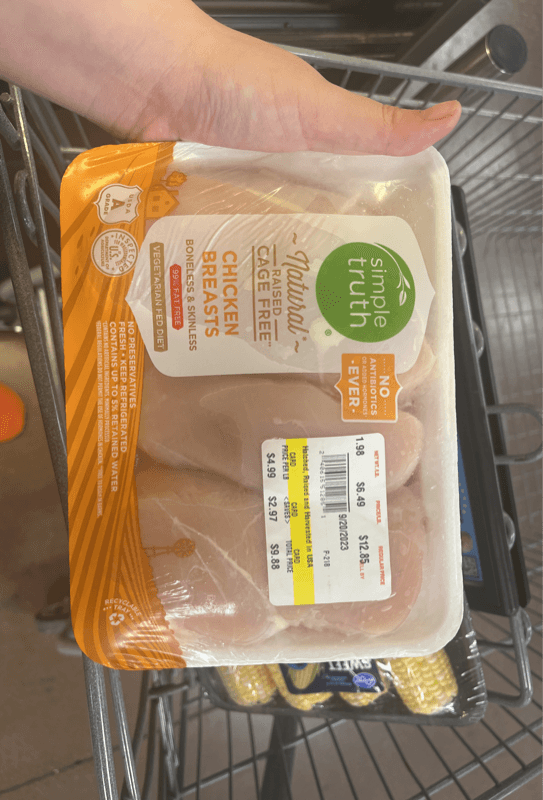 Simple Truth Natural Raised Cage Free Boneless & Skinless Chicken Breast