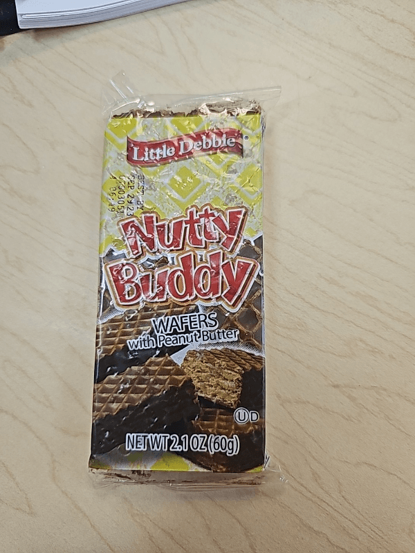 Little Debbie Nutty Buddy Wafers With Peanut Butter