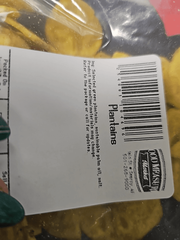 Good Measure Market Plantains