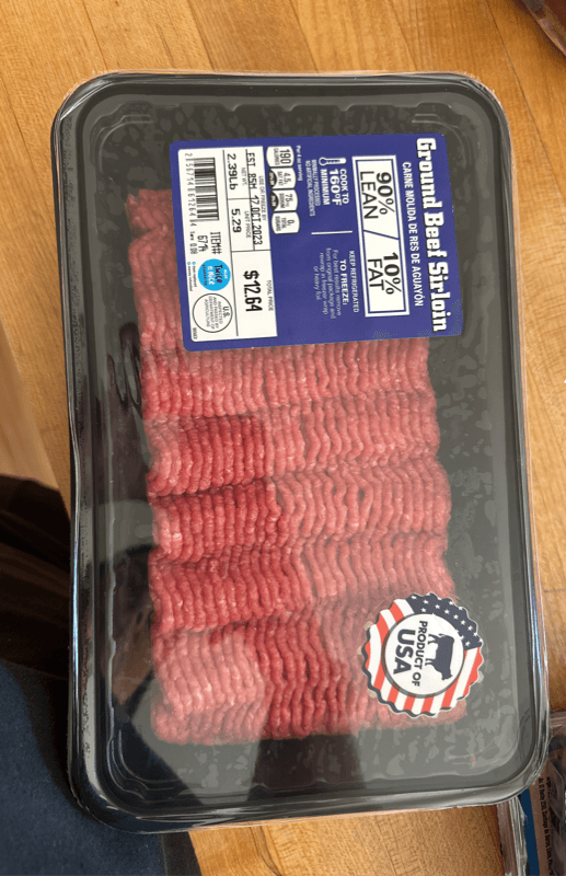 Aldi Ground Beef Sirloin