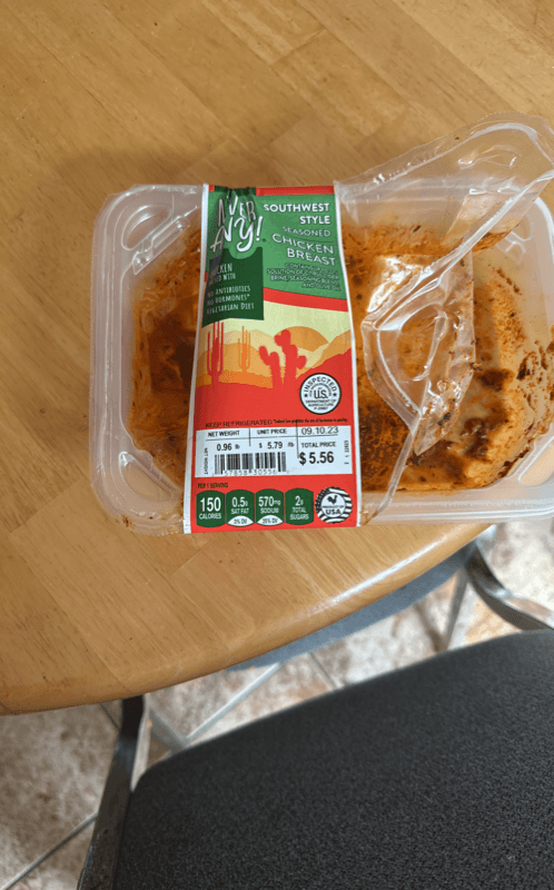 Never Any! Southwest Style Seasoned Chicken Breast
