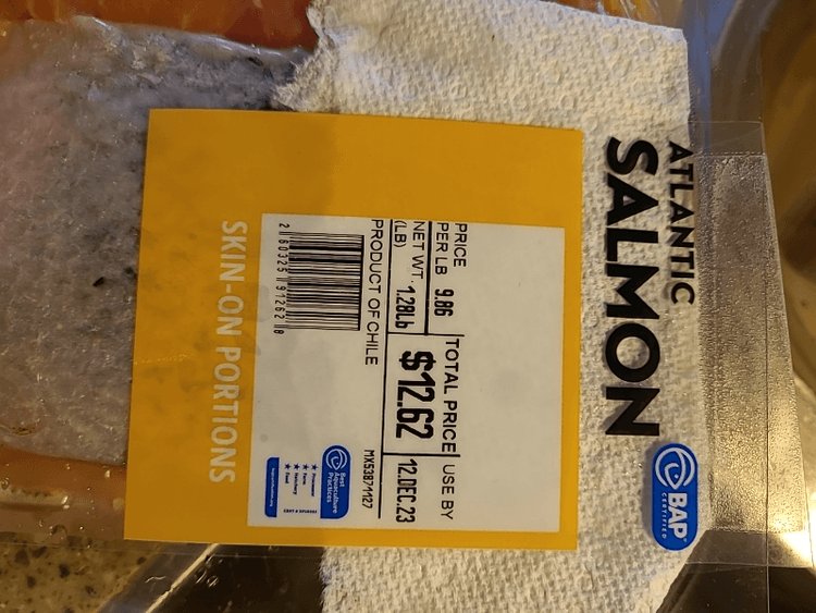 Atlantic Salmon Skin-On Portions