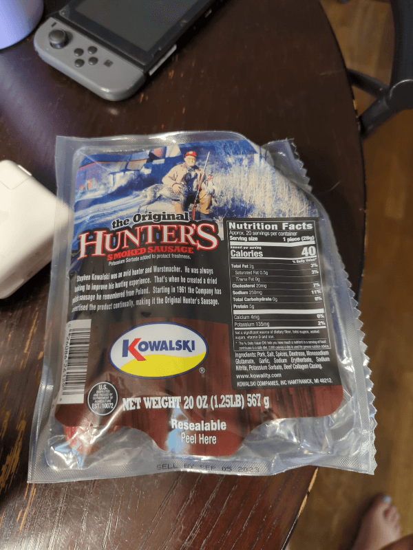 Kowalski The Original Hunters Smoked Sausage