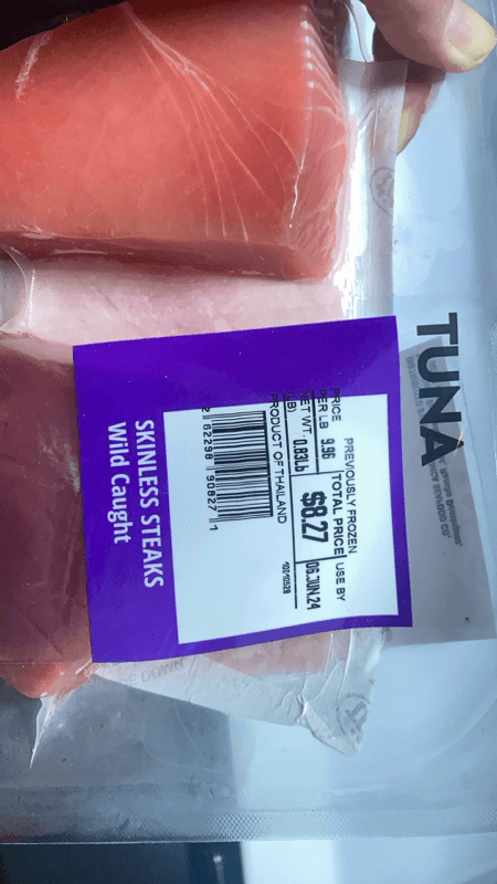 Skinless Steaks Wild Caught