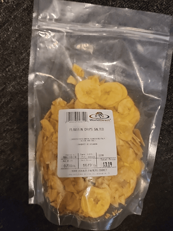 World Direct Plantain Chips Salted
