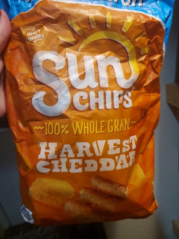 Sunchips Harvest Cheddar Whole Grain Snacks