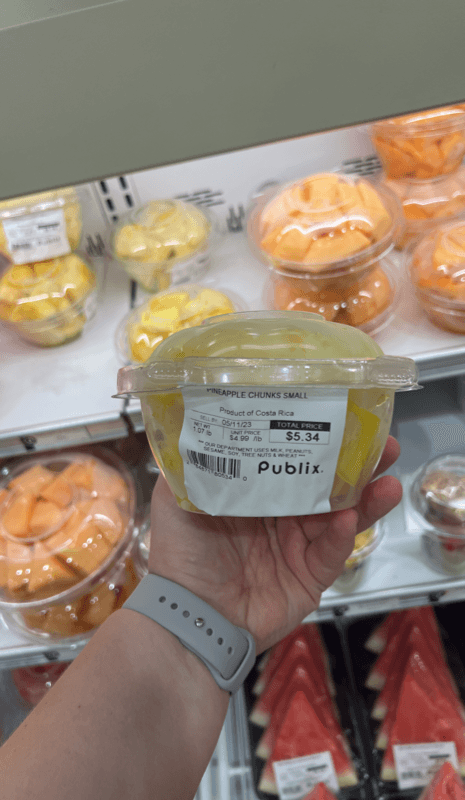 Publix Pineapple Chunks Small