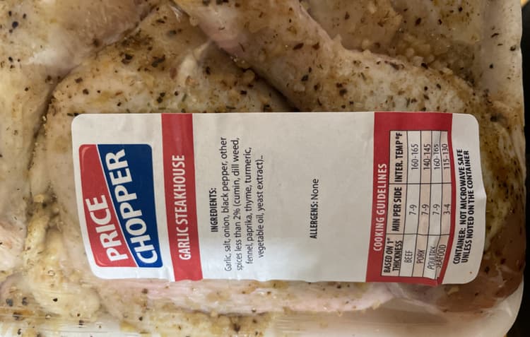 Price Chopper Garlic Steakhouse
