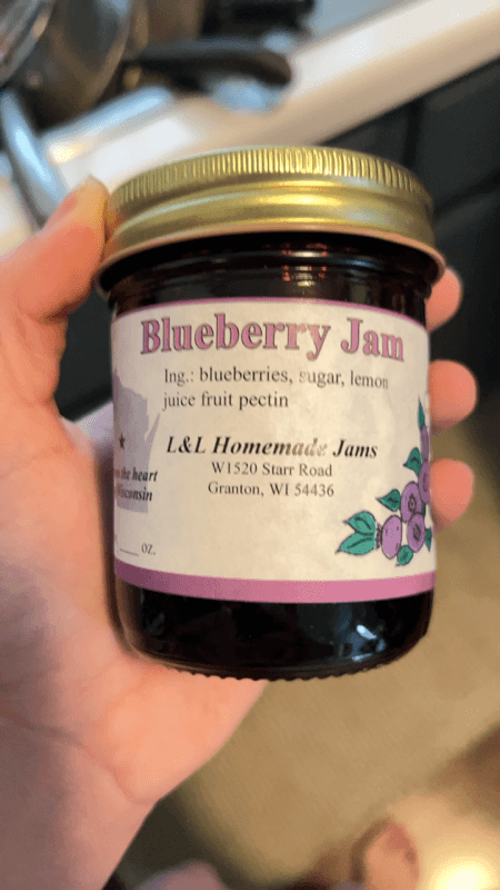 L&L Homemade Jams Blueberry Jam