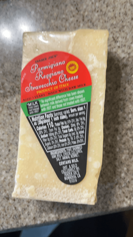 Trader Joe'S Parmigiano Reggiano Stravecchio Cheese