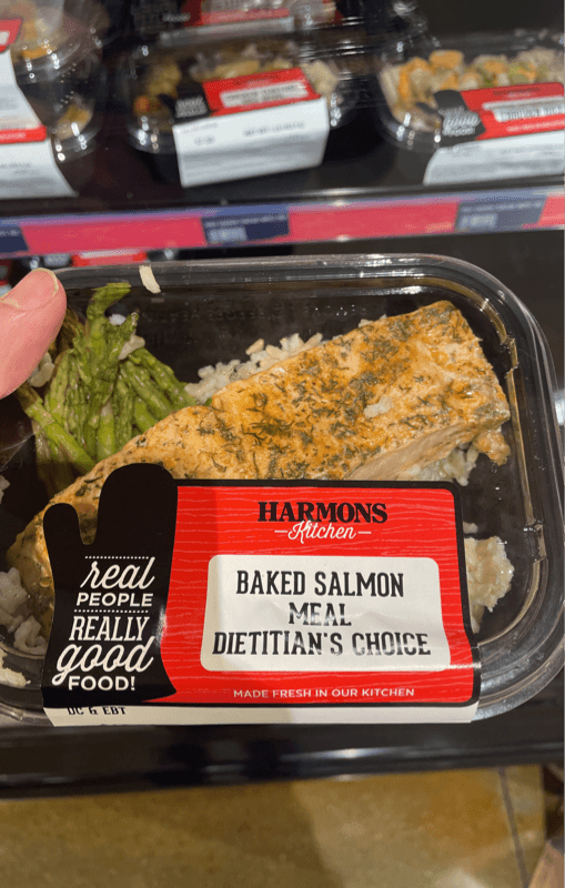 Harmons Kitchen Baked Salmon Meal Dietitian'S Choice