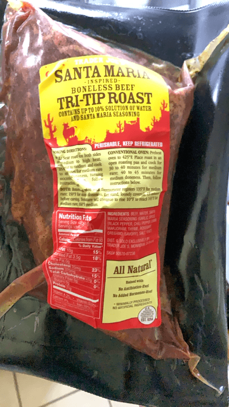Trader Joe'S Santa Maria Inspired Boneless Beef Tri-Tip Roast