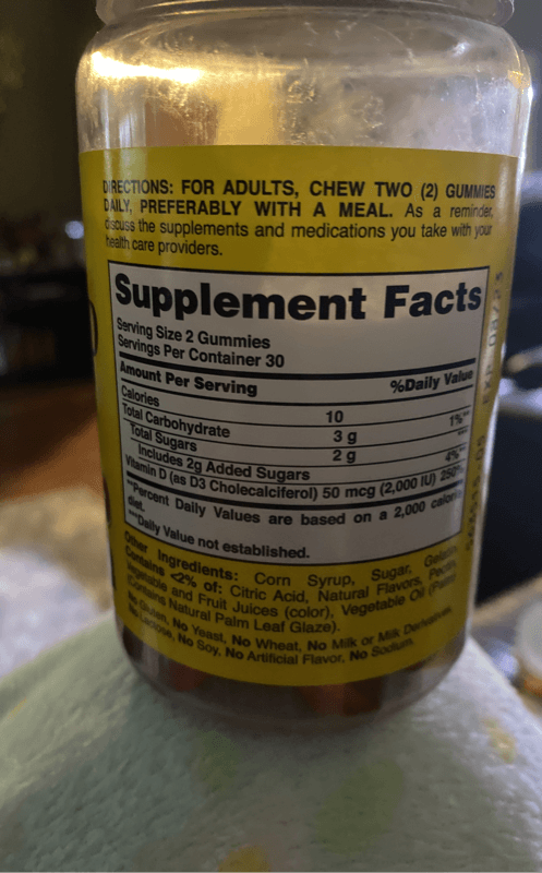 Rexall Vitamin D Gummy, 60 Gummies