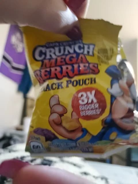 Cap'N Crunch'S Crunch Mega Berries Snack Pouch