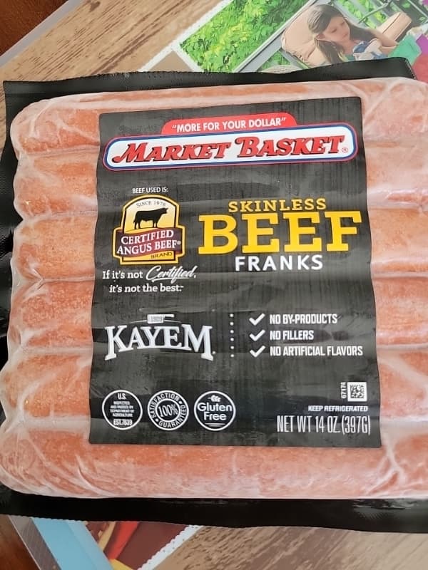 Market Basket Skinless Beef Franks