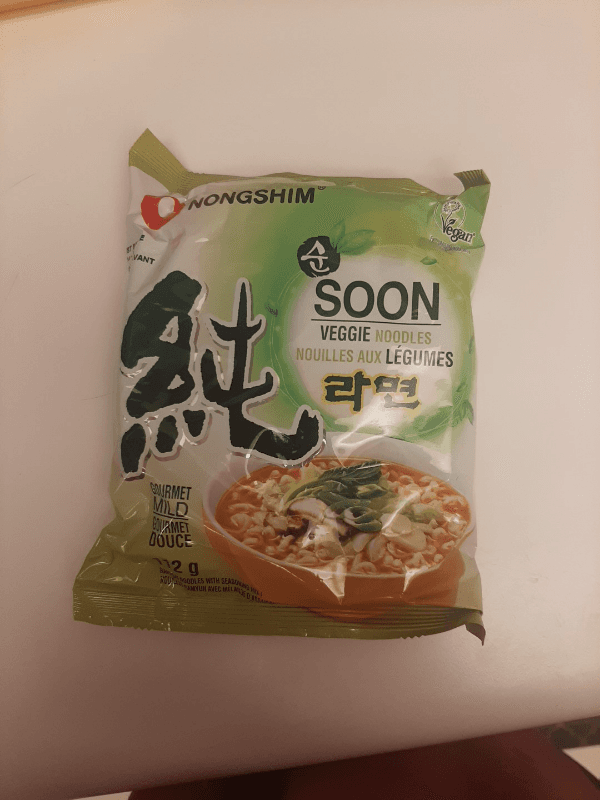Nongshim Soon Veggie Noodles Gourmet Wild