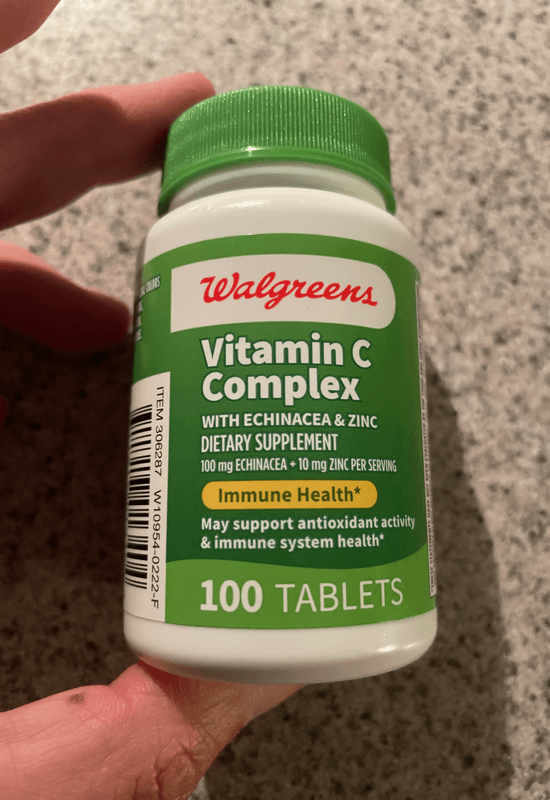 Walgreens Vitamin C Complex With Echinacea & Zinc