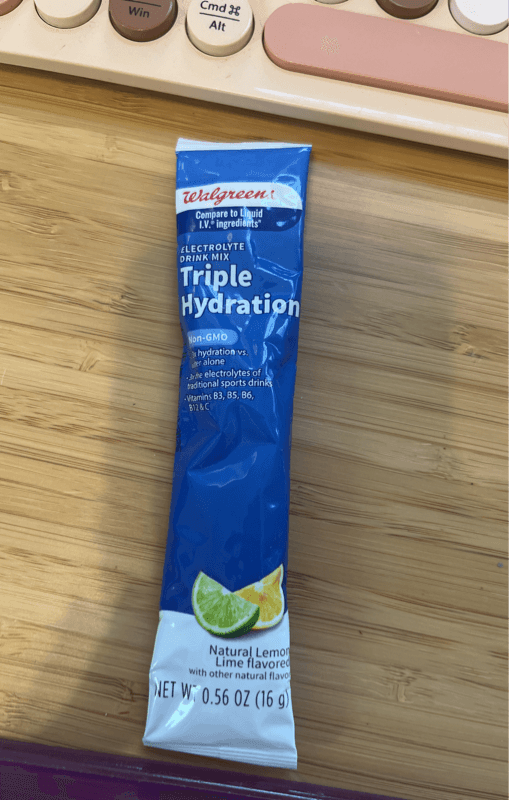 Walgreens Triple Hydration Electrolyte Drink Mix Lemon Lime