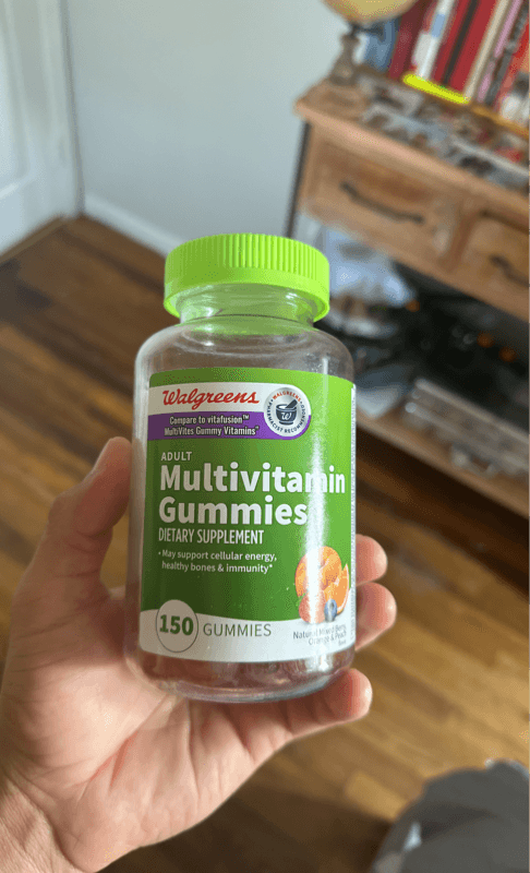 Walgreens Adult Multivitamin Gummies Natural Mixed Berry, Orange & Peach Flavor