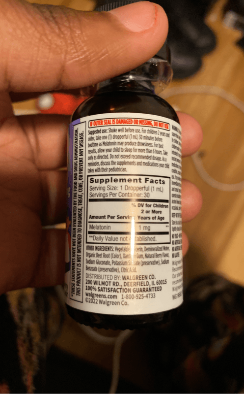 Walgreens Children'S Liquid Melatonin Natural Berry