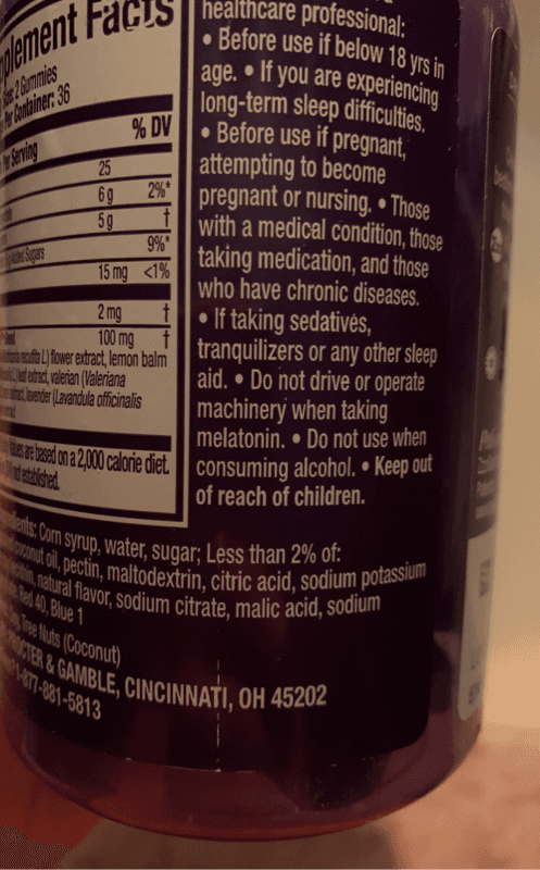 Vicks Zzzquil Pure Zzzzs Wildberry Vanilla Flavored Melatonin + Chamomile & Lavender 72 Gummies