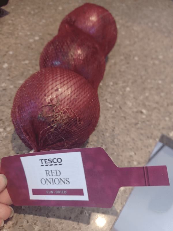 Tesco Red Onions Sun-Dried