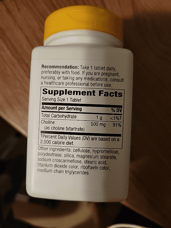 Nature’S Way Choline