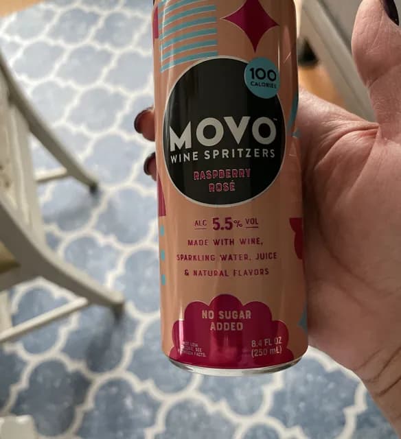 Movo Raspberry Rose Wine Spritzers