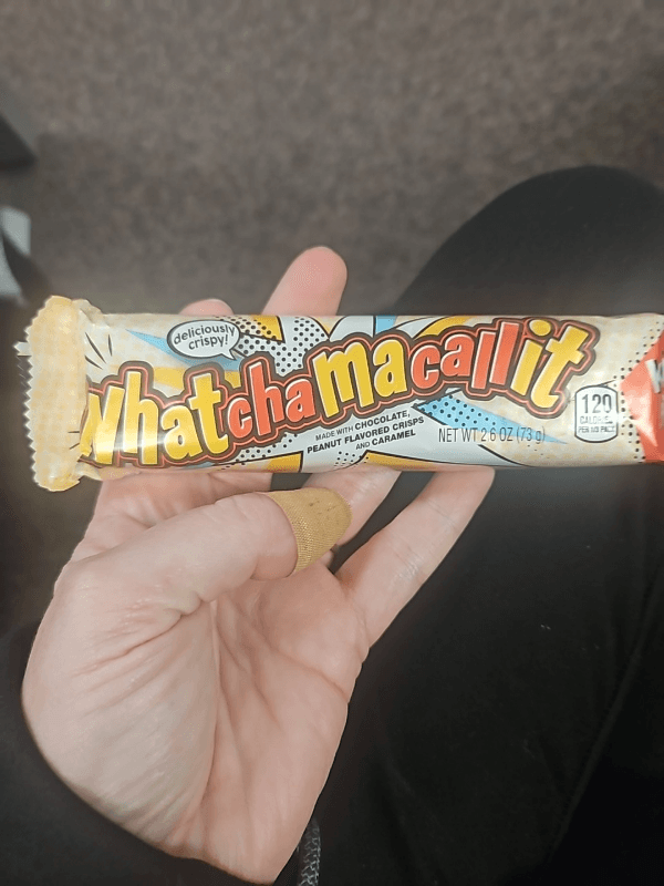Whatchamacallit Chocolate Peanut Flavored Crisps And Caramel Candy Bar