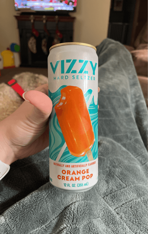 Vizzy Orange Cream Pop Hard Seltzer