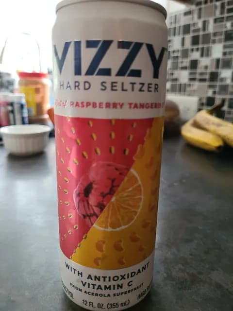 Vizzy Raspberry Tangerine Hard Seltzer