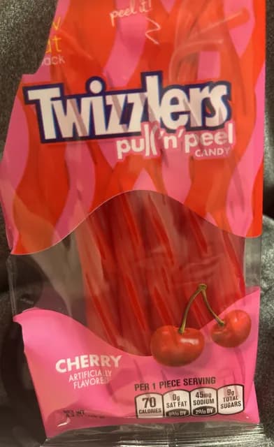 Twizzlers Pull 'N' Peel Candy Cherry Flavor