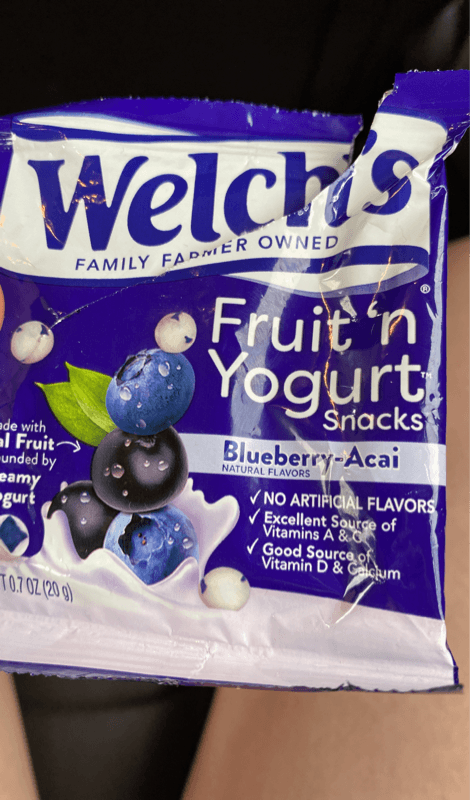 Welch'S Blueberry-Acai Fruit 'N Yogurt Snacks
