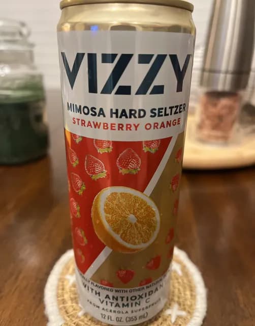 Vizzy Strawberry Orange Mimosa Hard Seltzer