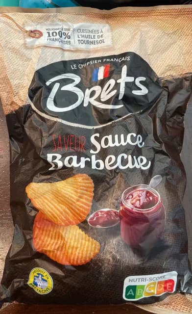 Brets Barbecue Sauce Flavored Potato Chips