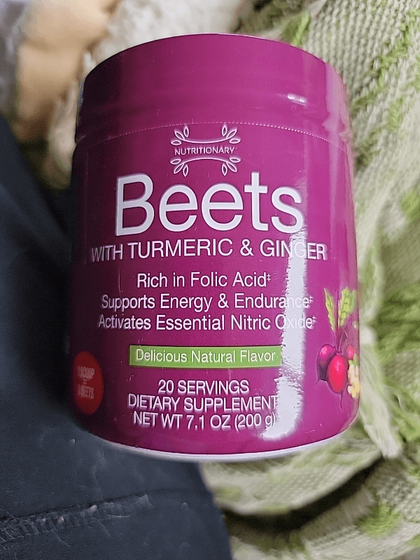 Nutritionary Beets With Turmeric & Ginger Dietary Supplement