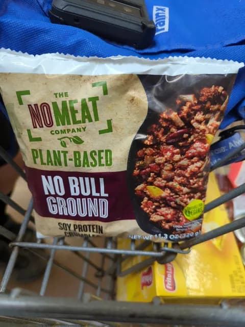 The No Meat Company No Bull Ground Soy Protein Crumbles, Plant-Based