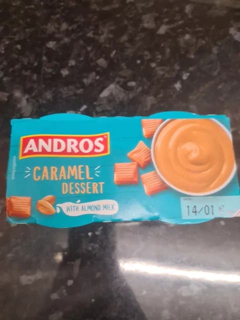 Andros Caramel Dessert With Almond Milk