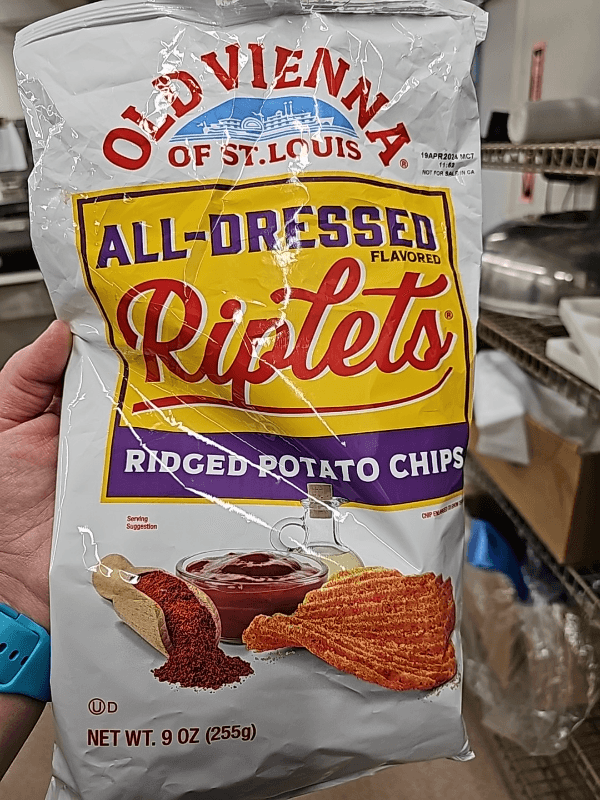 Old Vienna Riplets All-Dressed Ridged Potato Chips