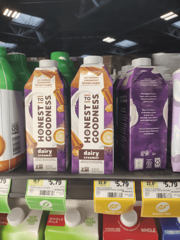 Honest To Goodness Sri Lankan Cinnamon Brown Sugar Dairy Creamer