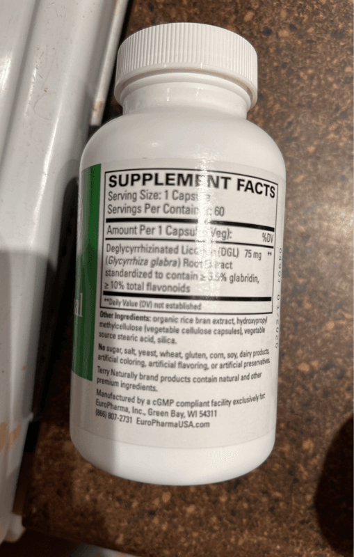 Terry Naturally Stomach & Intestinal Relief Gi Support 60 Capsules