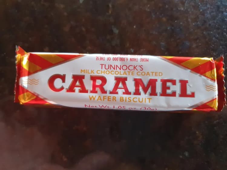 Tunnock'S Milk Chocolate Caramel Wafer Biscuit