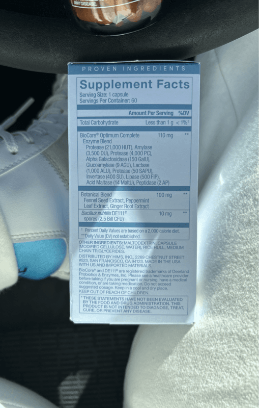 Hers Digest Debloat Probiotic Supplement For Women