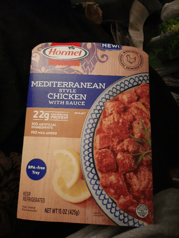 Hormel Mediterranean Style Chicken With Sauce