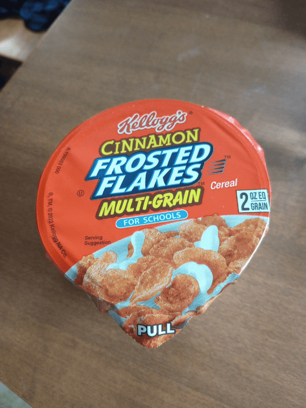 Kellogg'S Cinnamon Frosted Flakes Multri-Grain Cereal For Schools