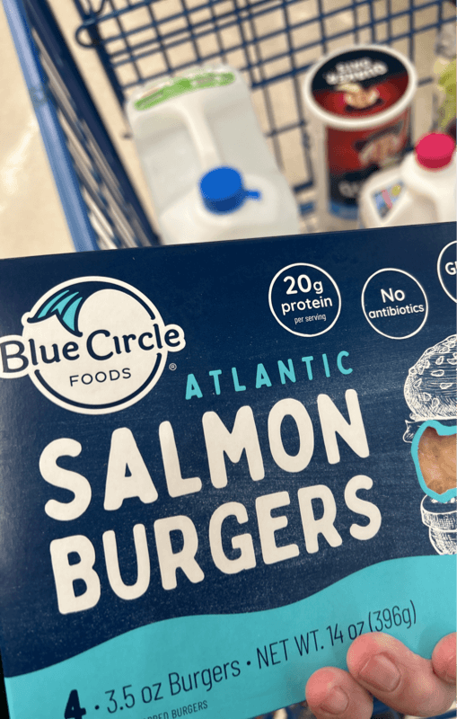 Blue Circle Foods Atlantic Salmon Burgers
