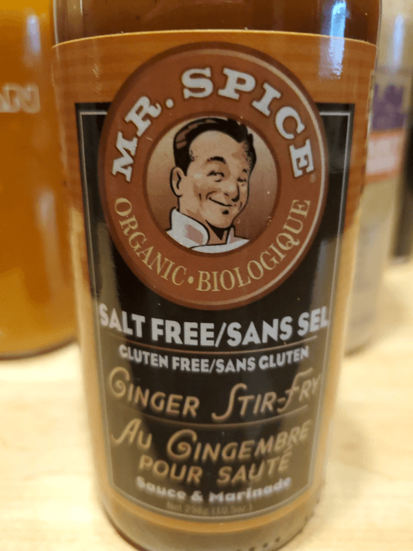 Mr. Spice Organic Salt Free Ginger Stir-Fry Sauce & Marinade