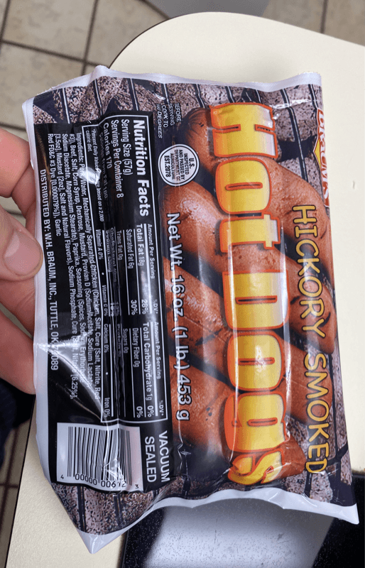 Braum'S Hickory Smoked Hot Dogs