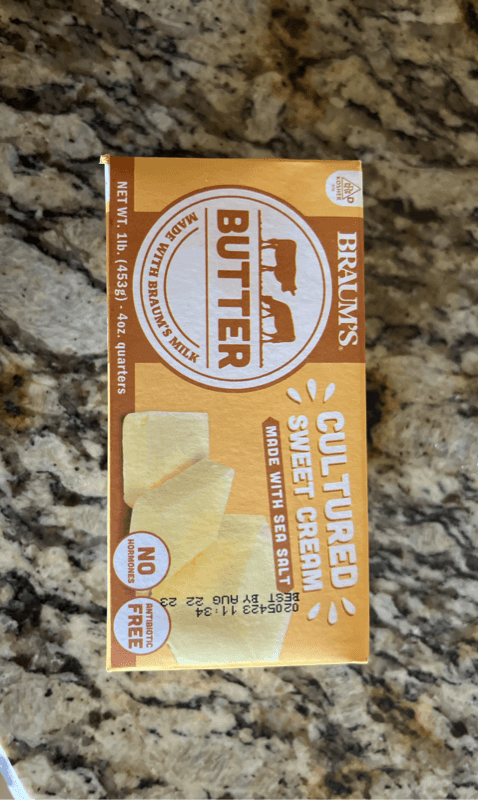 Braum'S Cultured Sweet Cream Butter